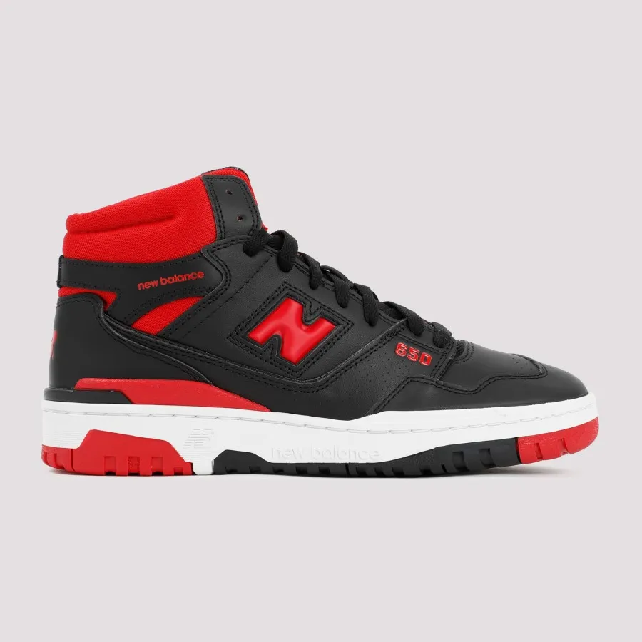 New Balance 650 High Top Sneakers BB650RBR-BLACK RED | IlDuomo