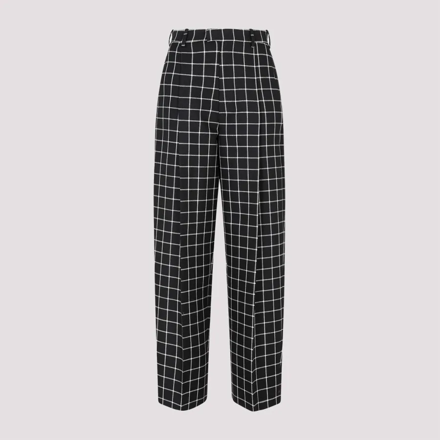 Marni Wool Straight Pants PAMA0449U0.UTWA01-CHN99 BLACK