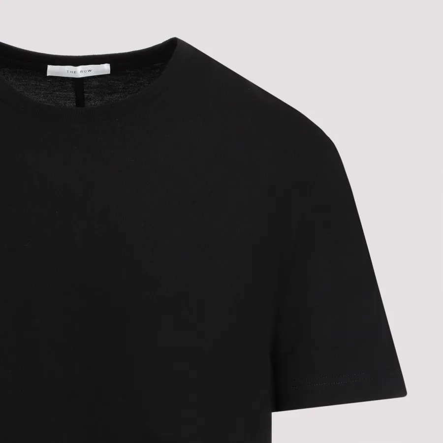 The Row Luke Cotton T-shirt 120.K291-BLK BLACK | IlDuomo