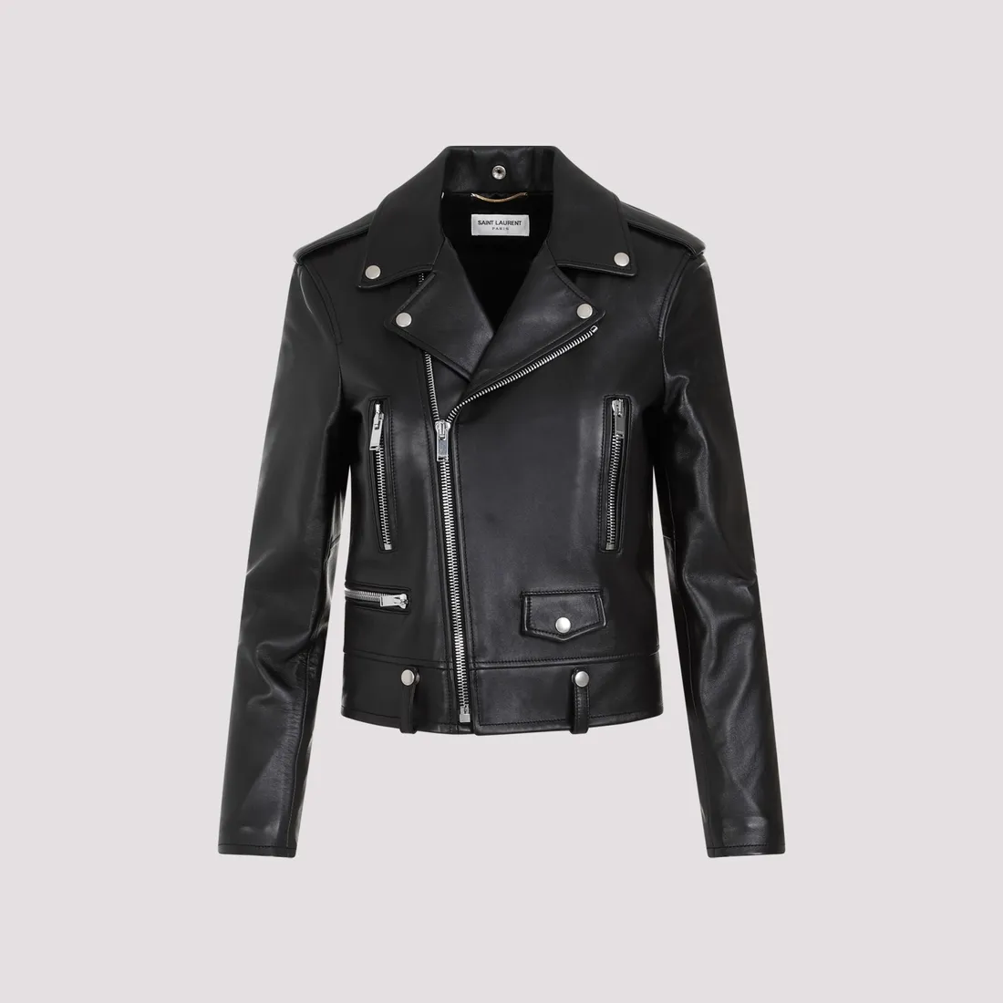 Saint Laurent Motor Jacket 481862.Y5YA2-1000 BLACK | IlDuomo