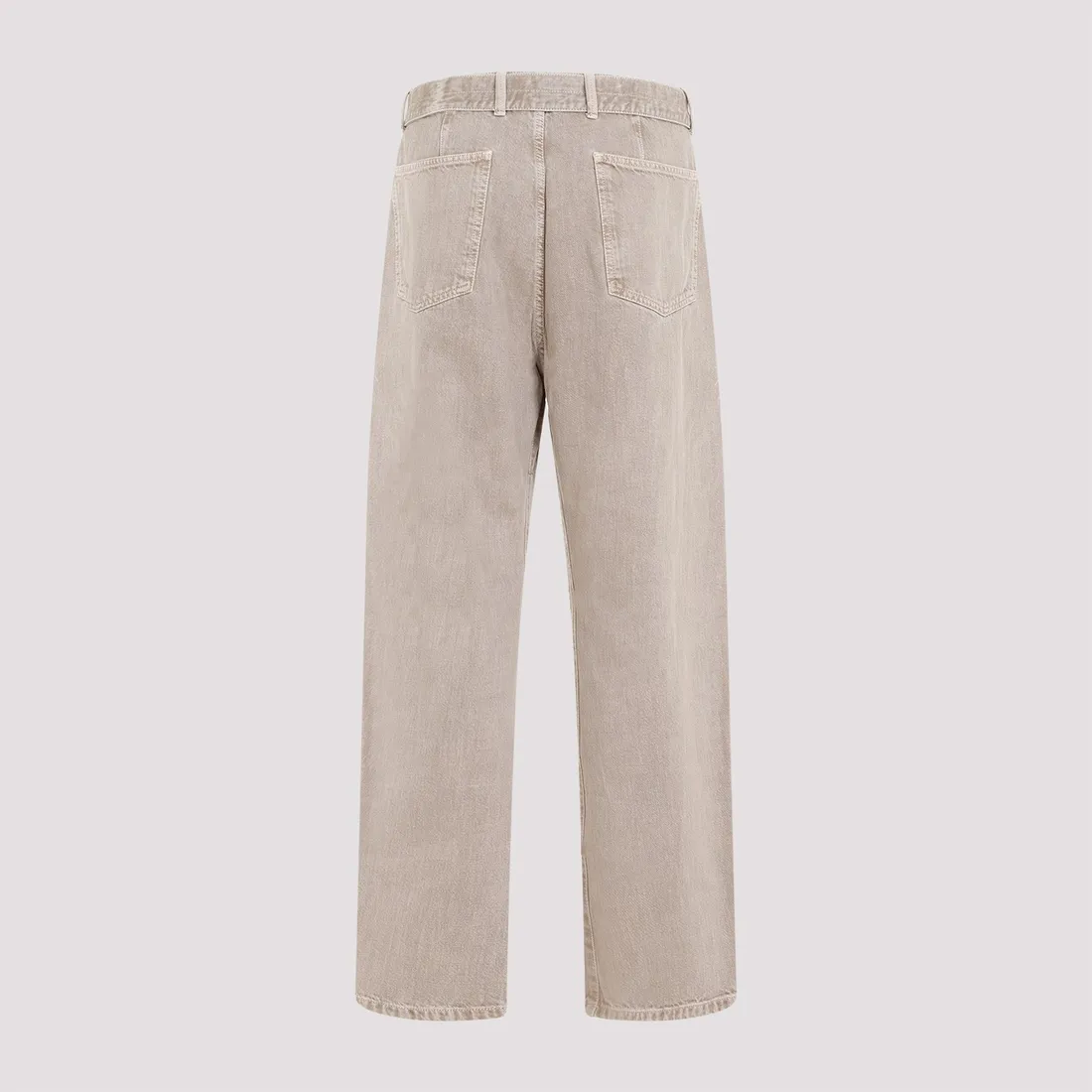 Lemaire Twisted Belted Pants PA326.LD1017-BG229 DENIM SNOW B | IlDuomo