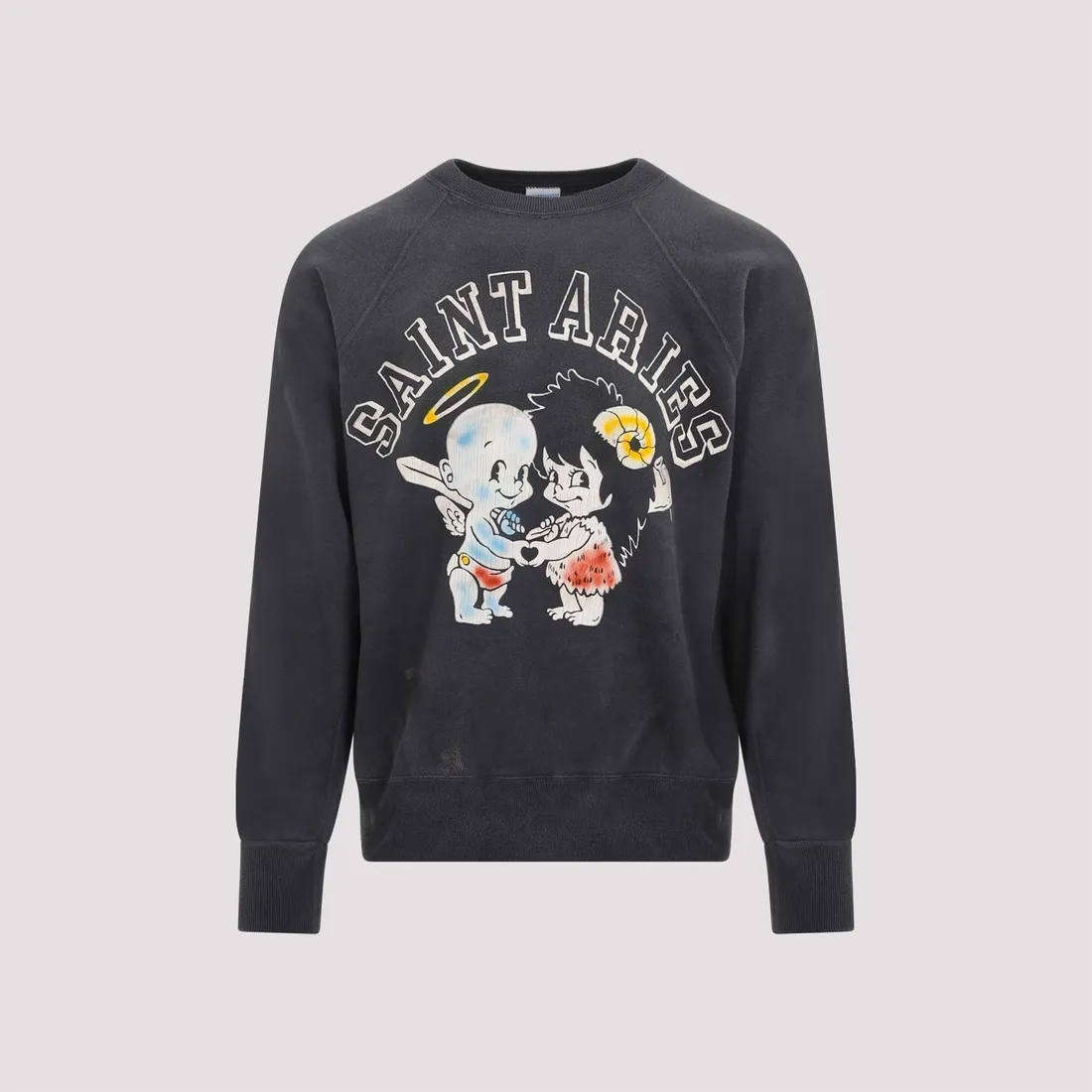 Saint Michael - Saint Mxxxxxx Rainbow Saint Sweat Shirt | HBX