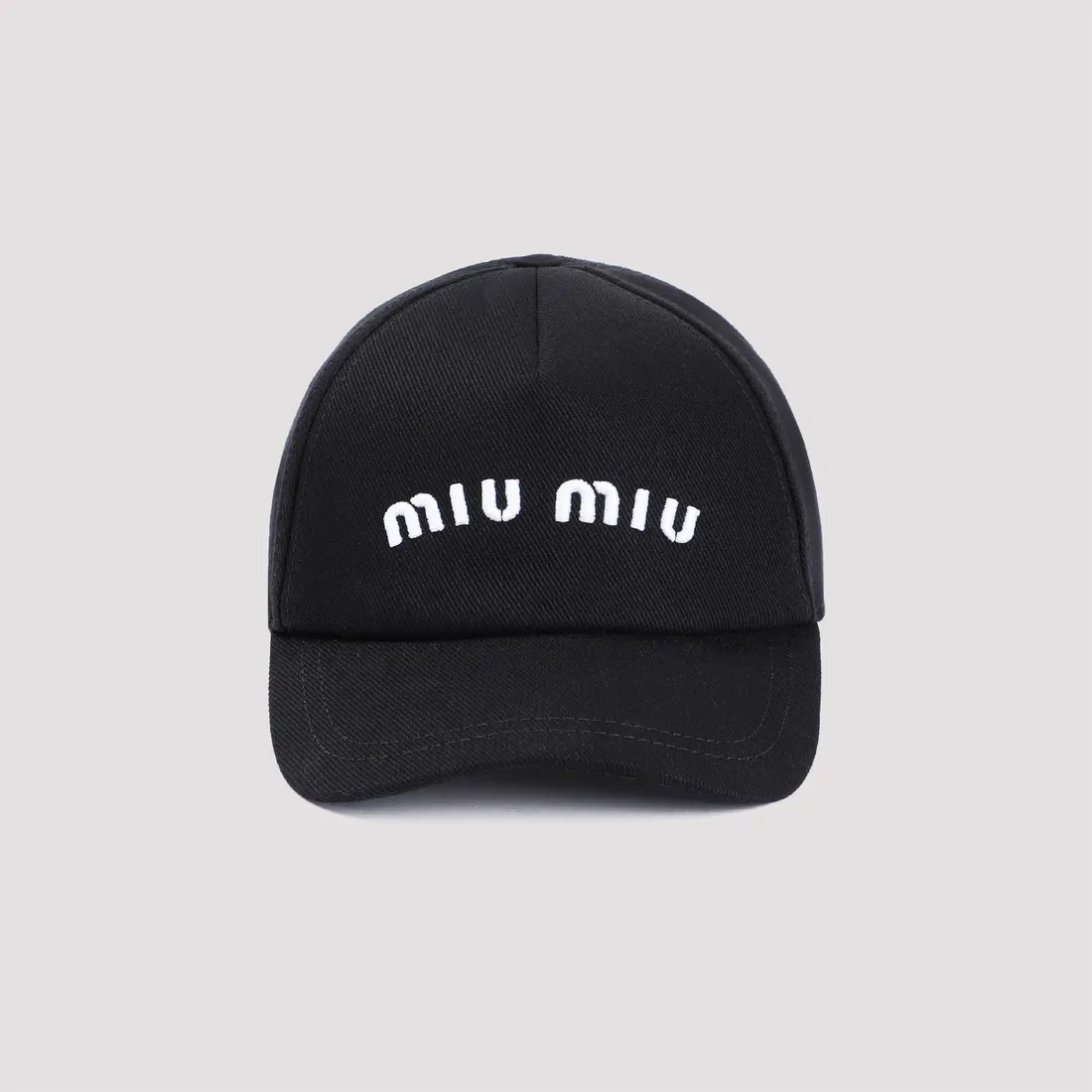 Miu Miu Cotton Hat 5HC179.2DXI-F0967 NERO BIANCO | IlDuomo