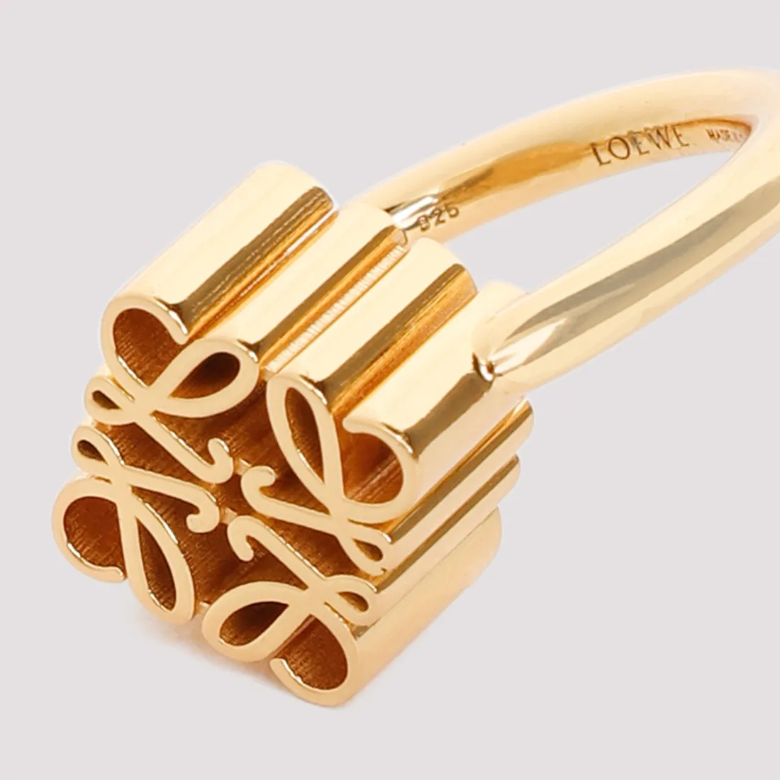 Loewe Single Anagram Ring J821305X03-8130 GOLD | IlDuomo