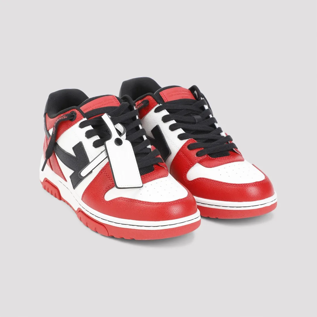 Off White Out Of Office Basket Sneakers OMIA189F24LEA00D