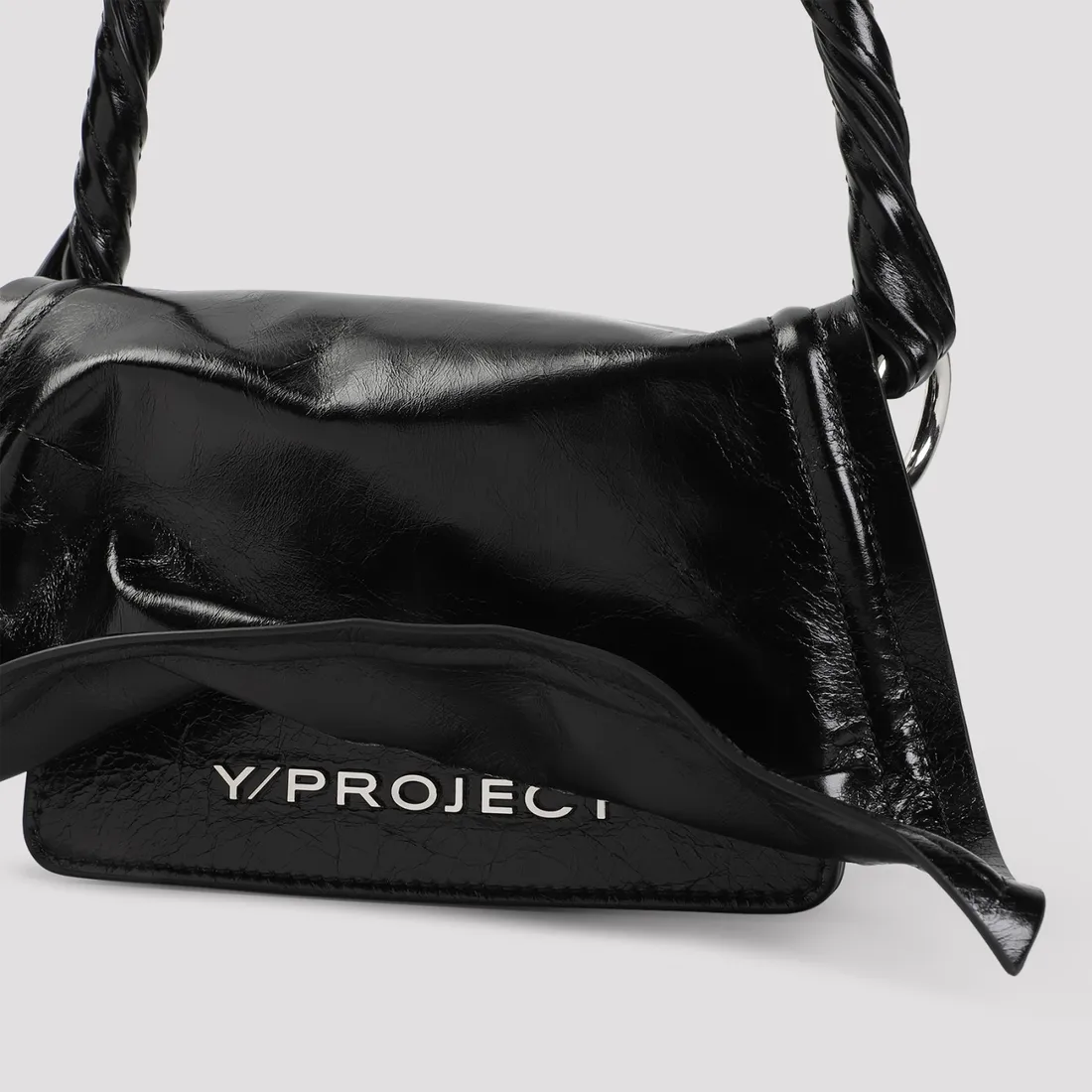 Y Project Mini Wire Bag 620BA008.S41-SHINY BLACK | IlDuomo
