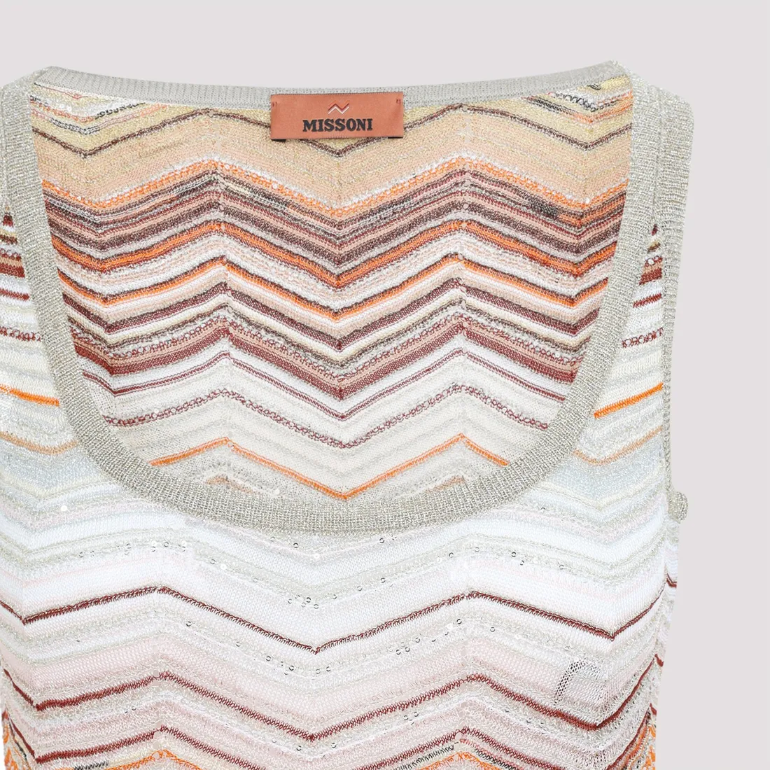 【新品未使用】Missoni  140cm 190cm 綿100 Missoni Zigzag Embellished Knit One-Shoulder Maxi Dress | Saks