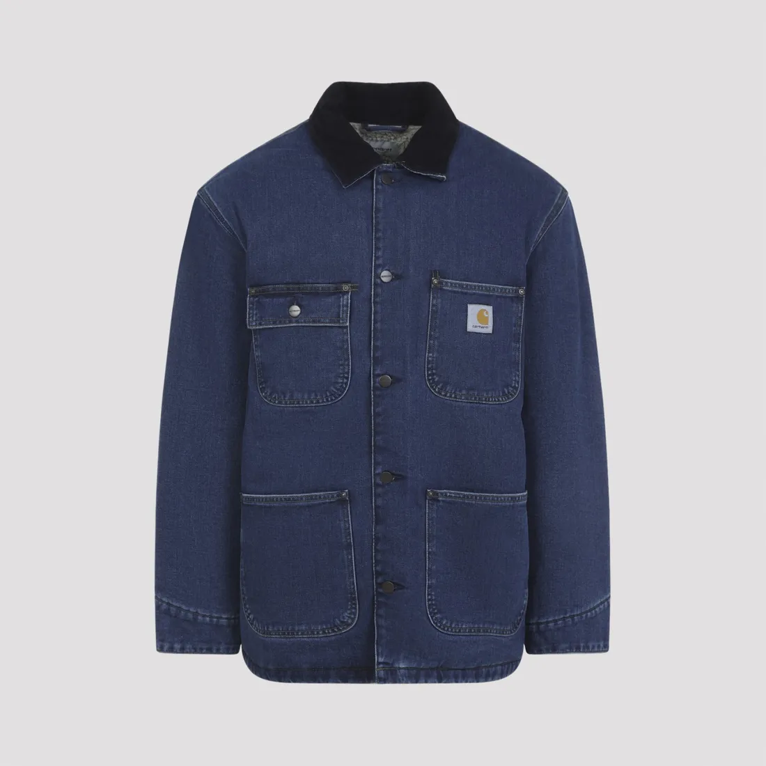 Carharrt Wip Og Chore Coat I03587745306-BLUE DARK NAVY | IlDuomo
