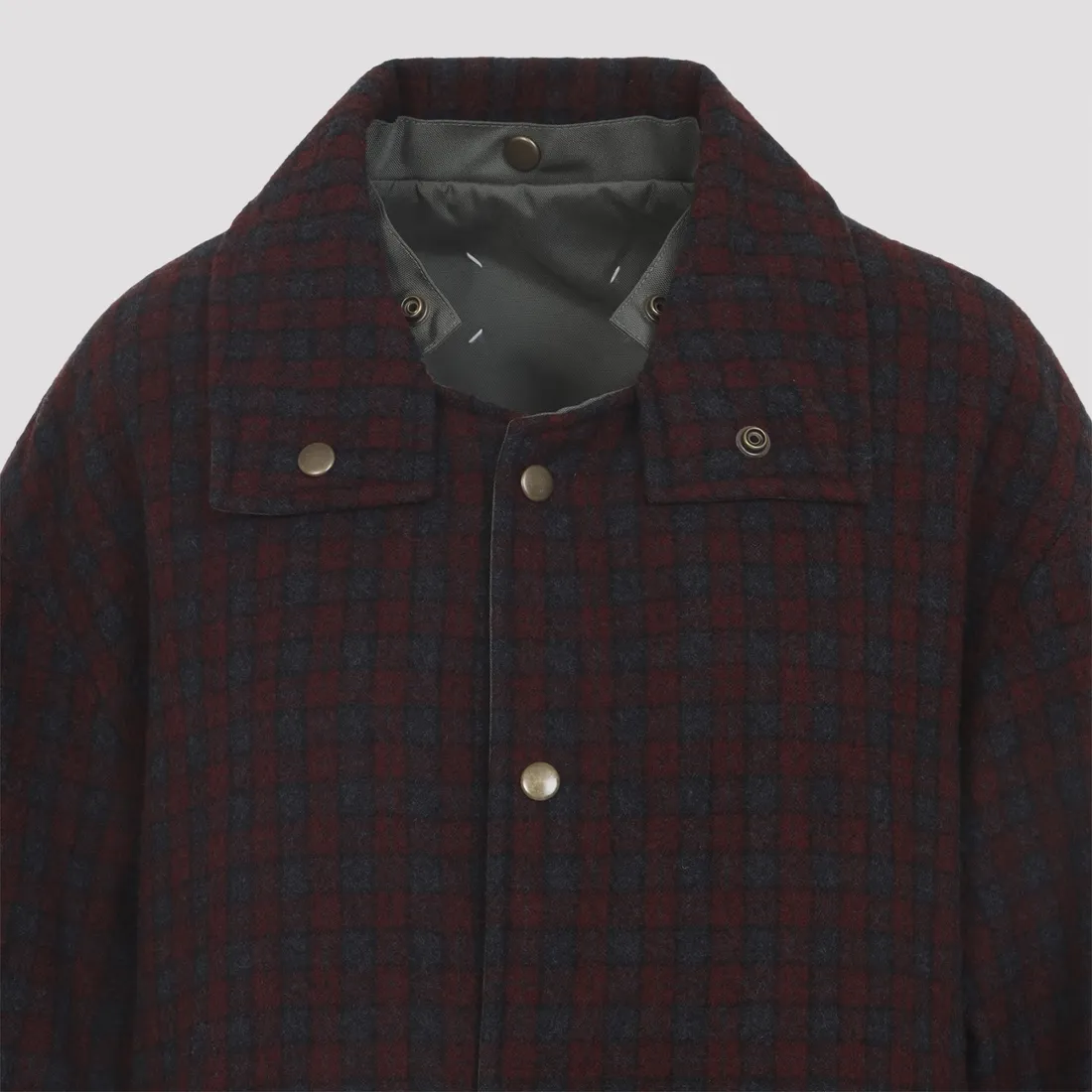 ジャケット・アウター Maison Margiela Wool Shirt Jacket 17AW MAISON MARGIELA Wool-twill jacket | THE OUTNET