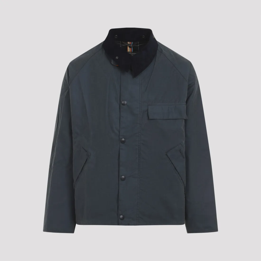 Barbour x Paul Smith Transport Waxed Jacket MWX2516-GY91 DARK