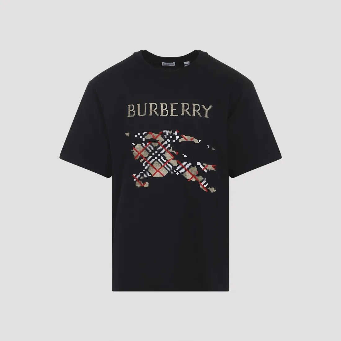Burberry tシャツ　最終値下げ EKD チェック コットンTシャツ (ブラック) - メンズ | Burberry®公式サイト