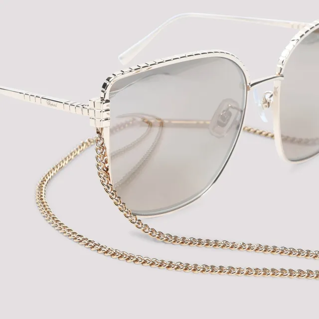 Chloé Jasper Shield Sunglasses CH0212S-005 IVORY PINK | IlDuomo