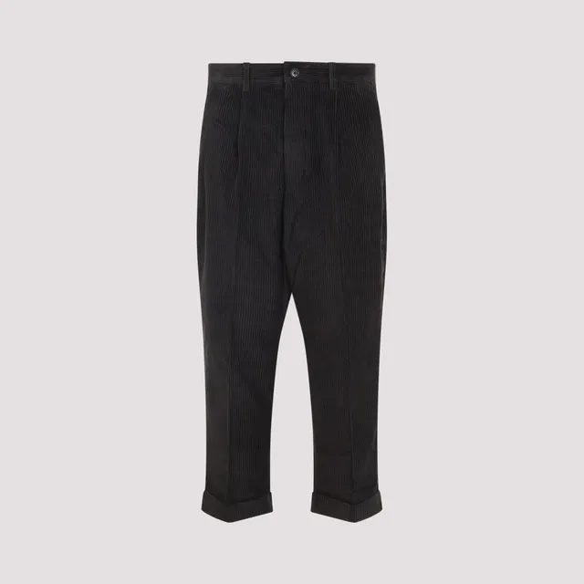 Ami Carrot Fit Trousers HTR111.PL0002-061 DARK GREY | IlDuomo