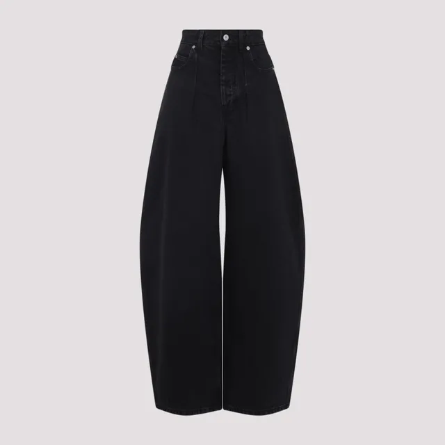 Khaite Caiton Pants 31464092.W4092-200 BLACK | IlDuomo