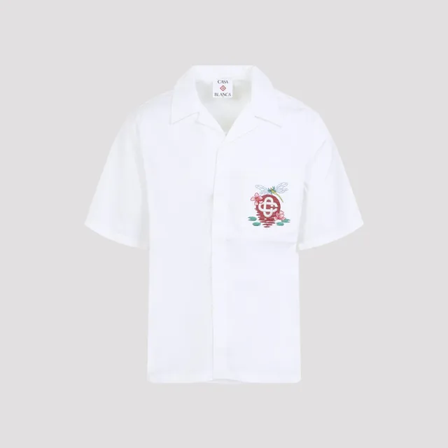 Maison Margiela SS Shirt S50DR0007.S78571-001F WHITE BLU Maison Margiela SS Shirt S50DR0007.S78571-001F WHITE BLU