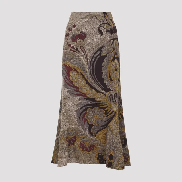 Dolce & Gabbana Silk Long Skirt F4C0AT.FU1AT-N0000 NERO Dolce & Gabbana Silk Long Skirt F4C0AT.FU1AT-N0000 NERO