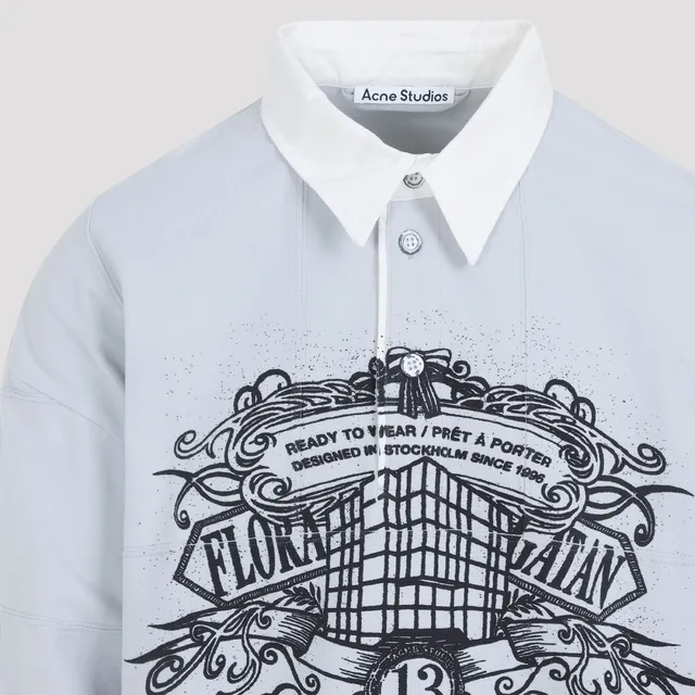 Acne Studios LS T-shirt CL0306-AAV PALE BLUE | IlDuomo