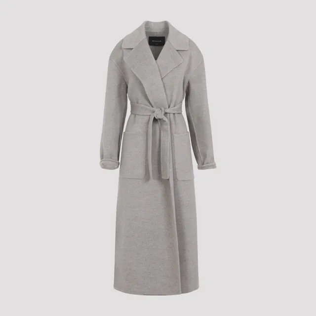 Akris Faby Cashmere Coat 726805.012249-079 DENIM | IlDuomo Akris Faby Cashmere Coat 726805.012249-079 DENIM | IlDuomo