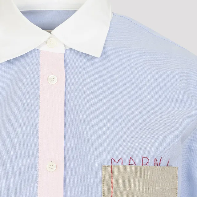 Givenchy Shirt BW61B05YAX-496 ICE BLUE | IlDuomo Givenchy Shirt BW61B05YAX-496 ICE BLUE | IlDuomo