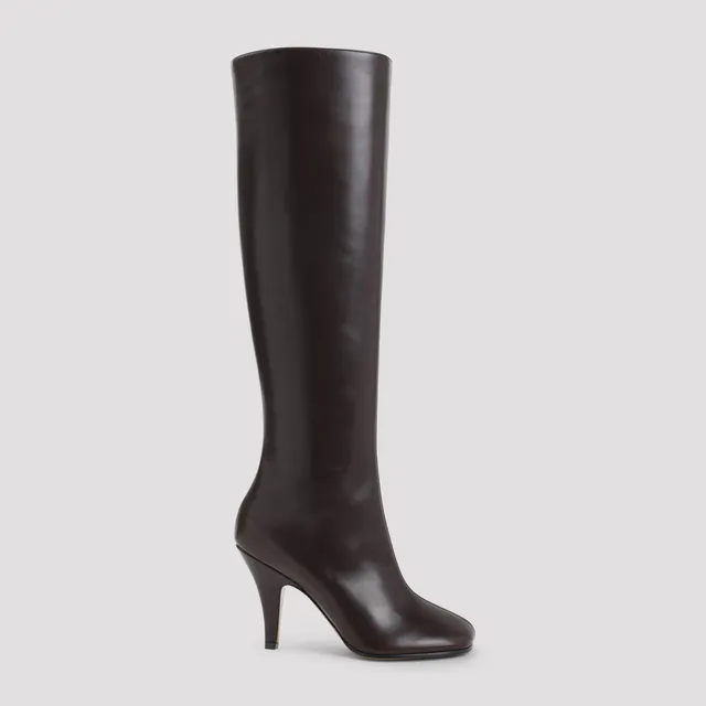 Rick Owens Knee Pull On Bogun Boots RP02D3839.LOO-09 BLACK