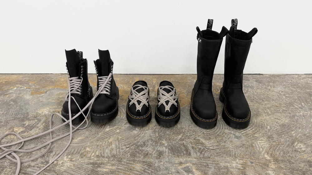 DR MARTENS x RICK OWENS An Enduring Partnership Breaks New Ground