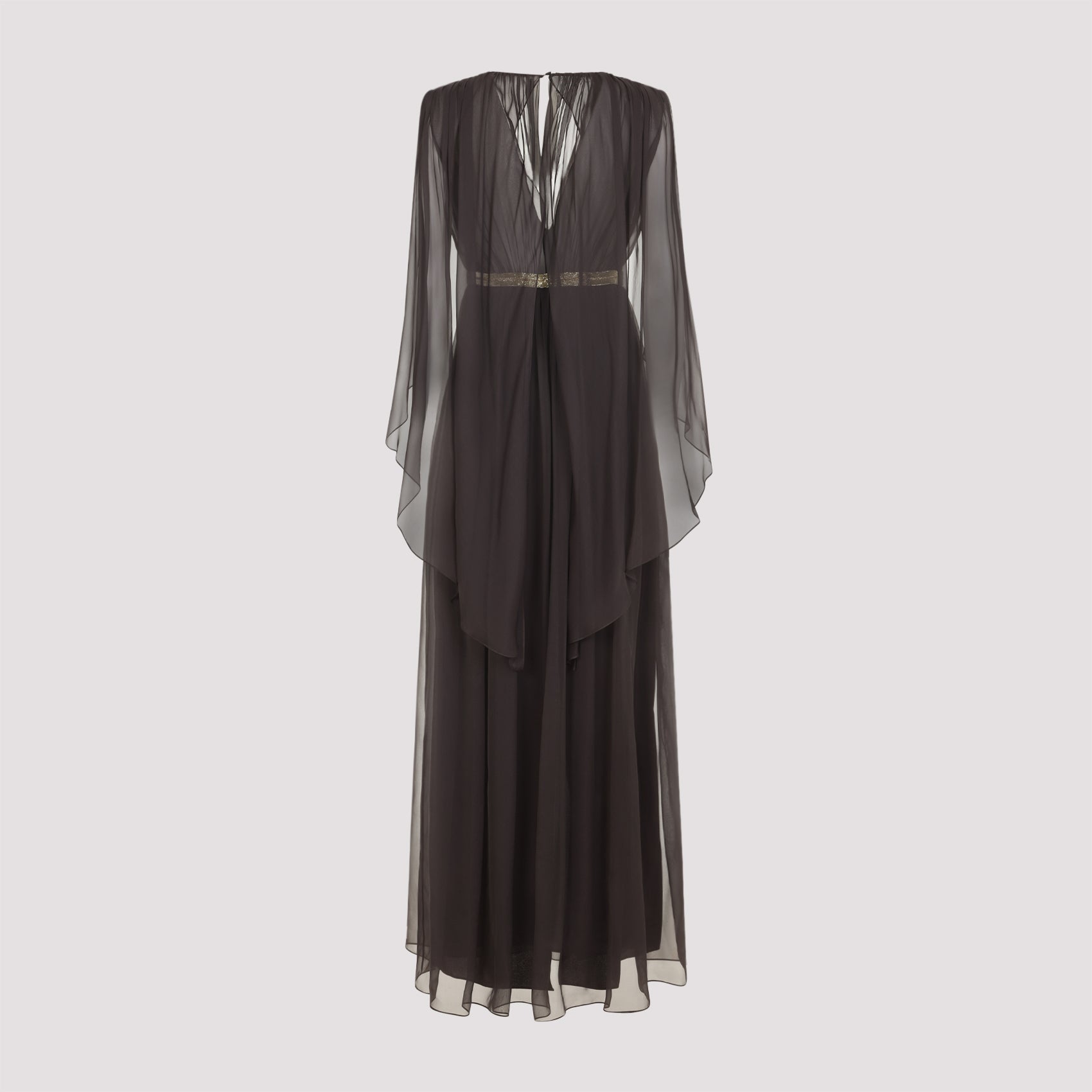 Alberta Ferretti Chiffon Long Dress