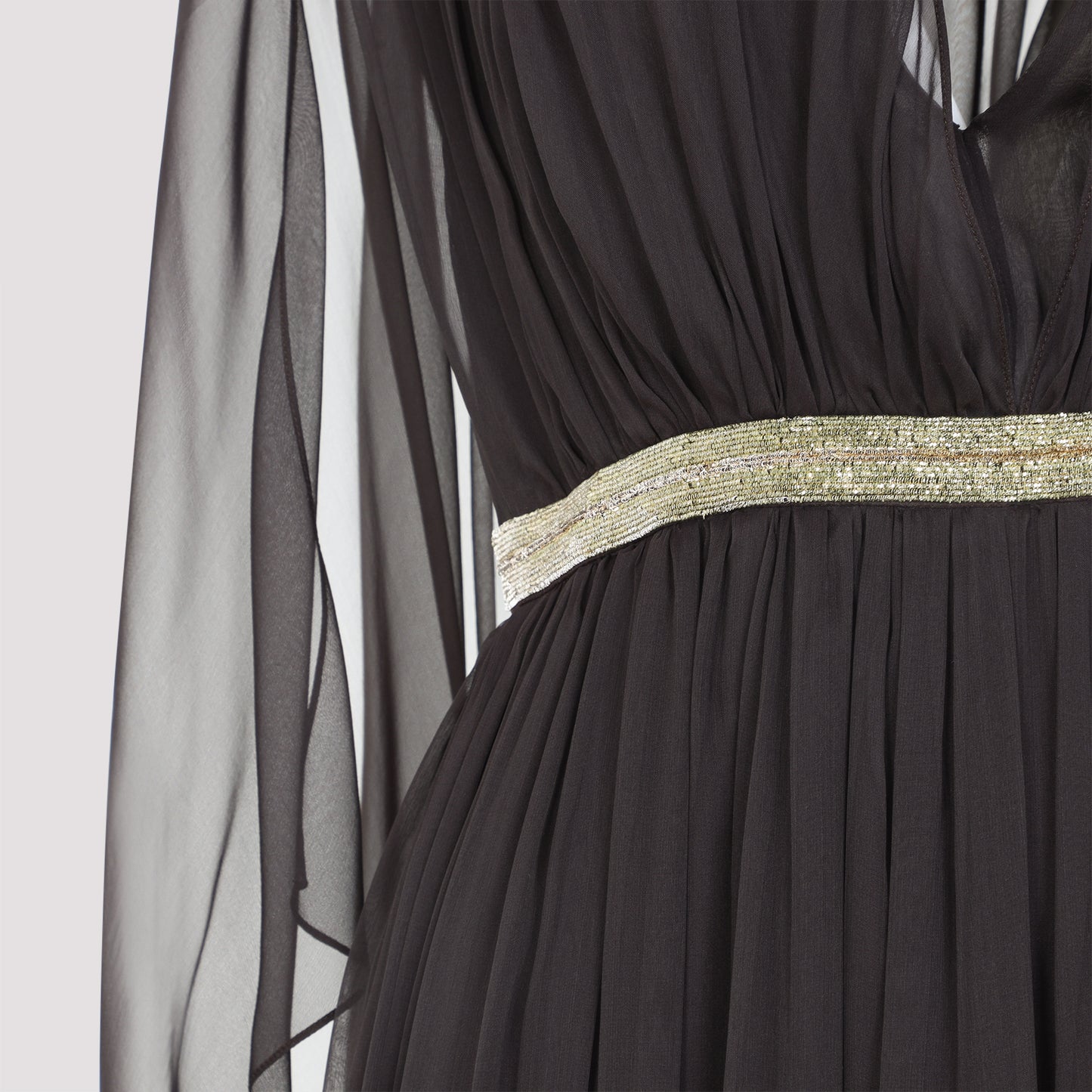 Alberta Ferretti Chiffon Long Dress