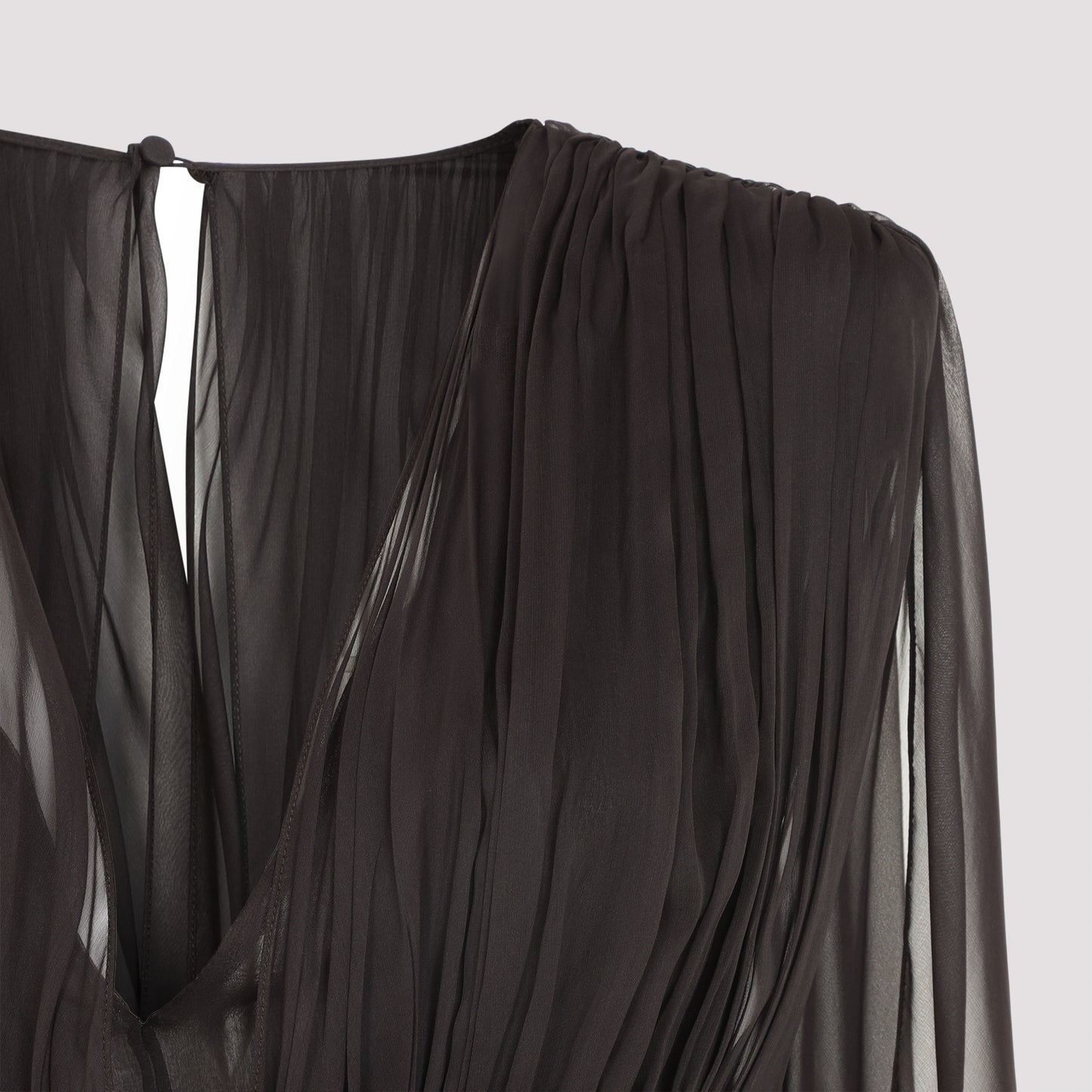 Alberta Ferretti Chiffon Long Dress