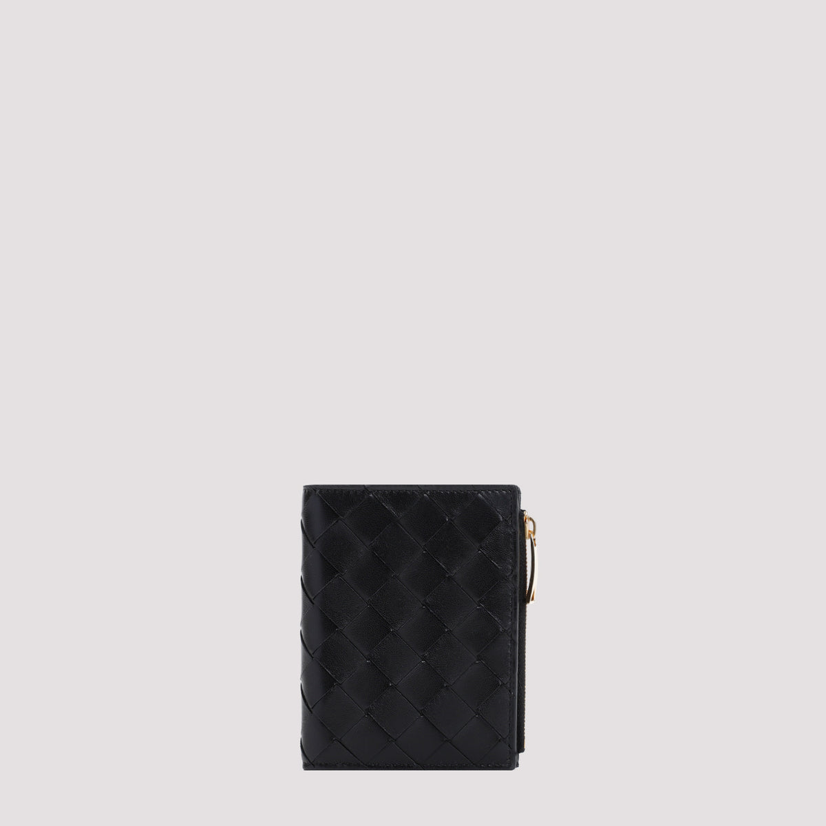 Bottega Veneta Small Intrecciato Bi-Fold Zip Wallet