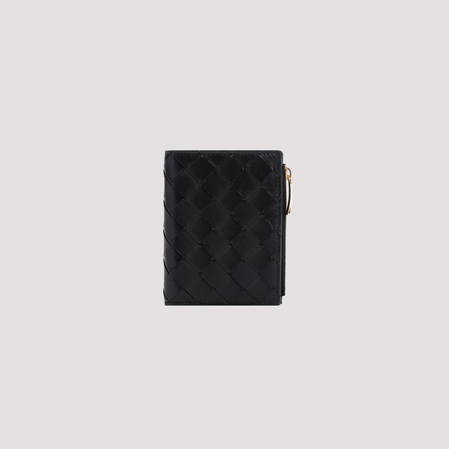 Bottega Veneta Small Intrecciato Bi-Fold Zip Wallet
