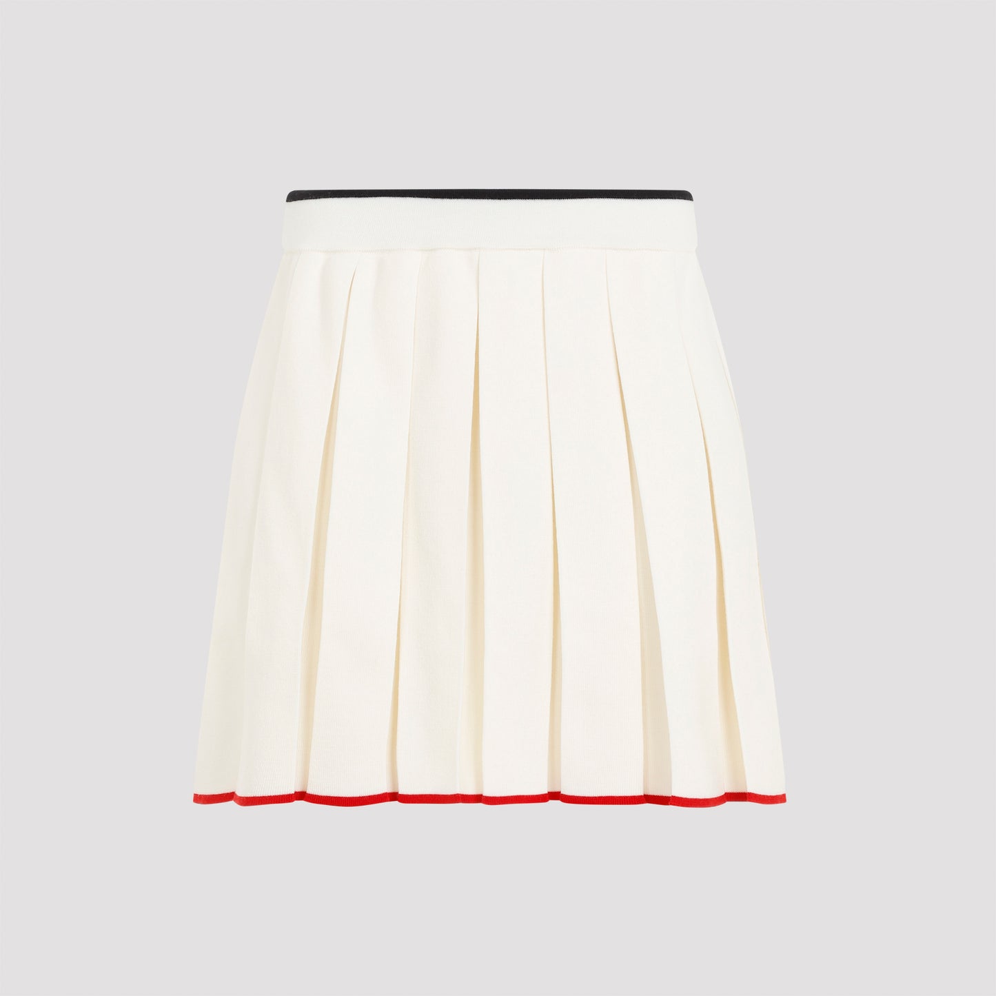 Thom Browne Full Needle Stitch Mini Pleated Skirt