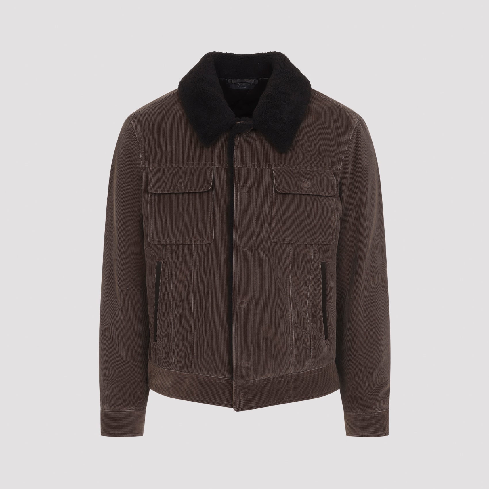 Tom Ford 900 Wale Cord Sherling Collar Trucker