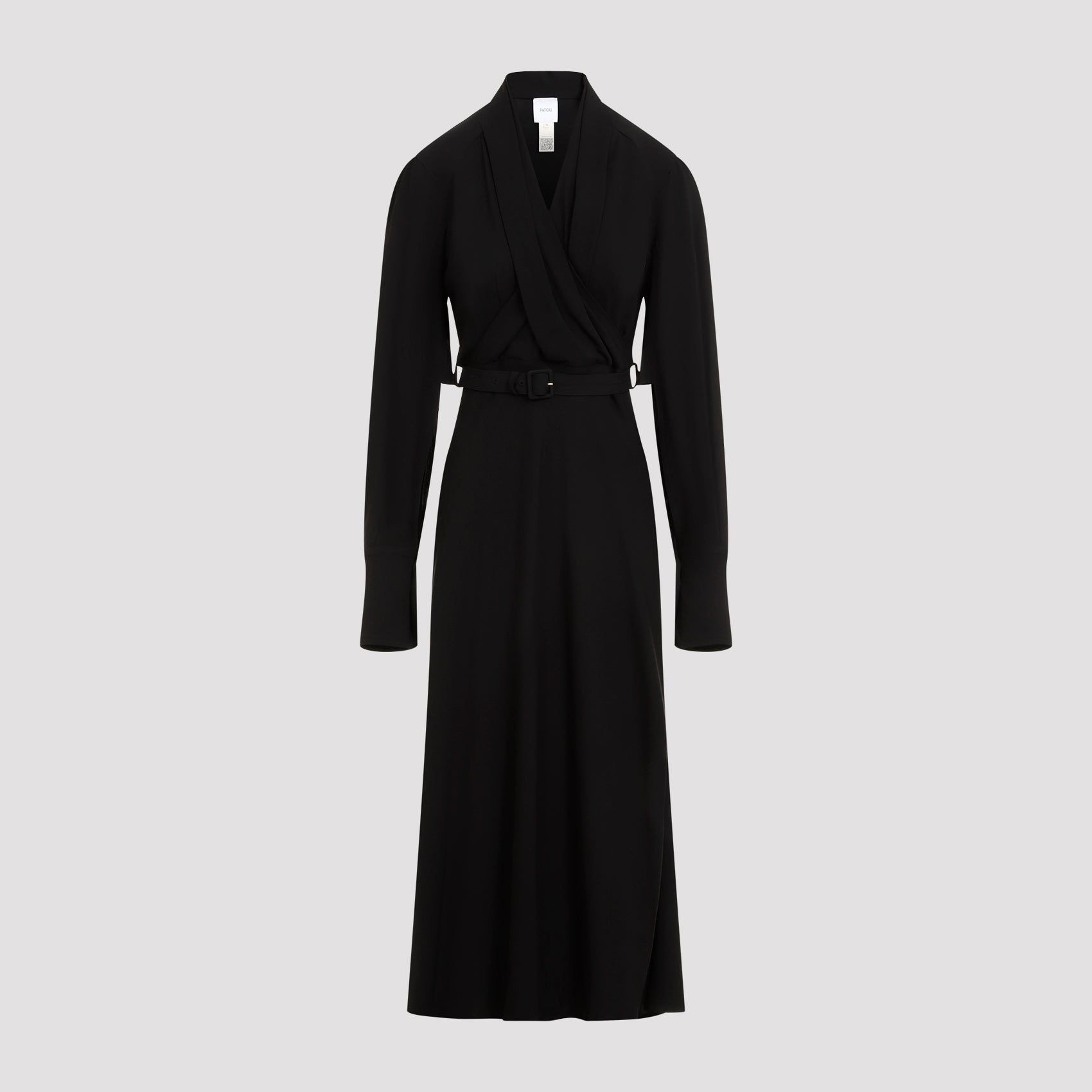 Patou Draped Maxi Day Dress