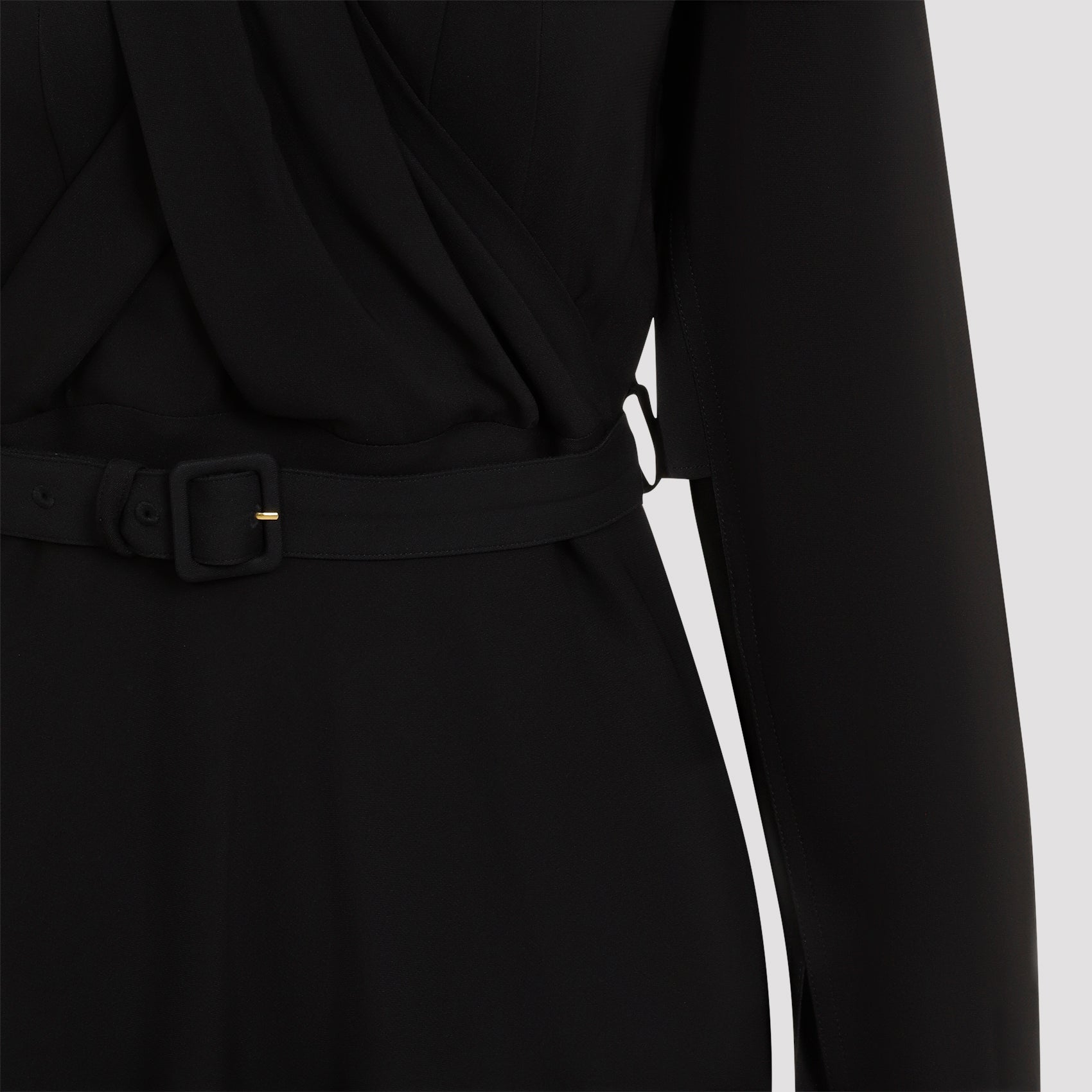 Patou Draped Maxi Day Dress