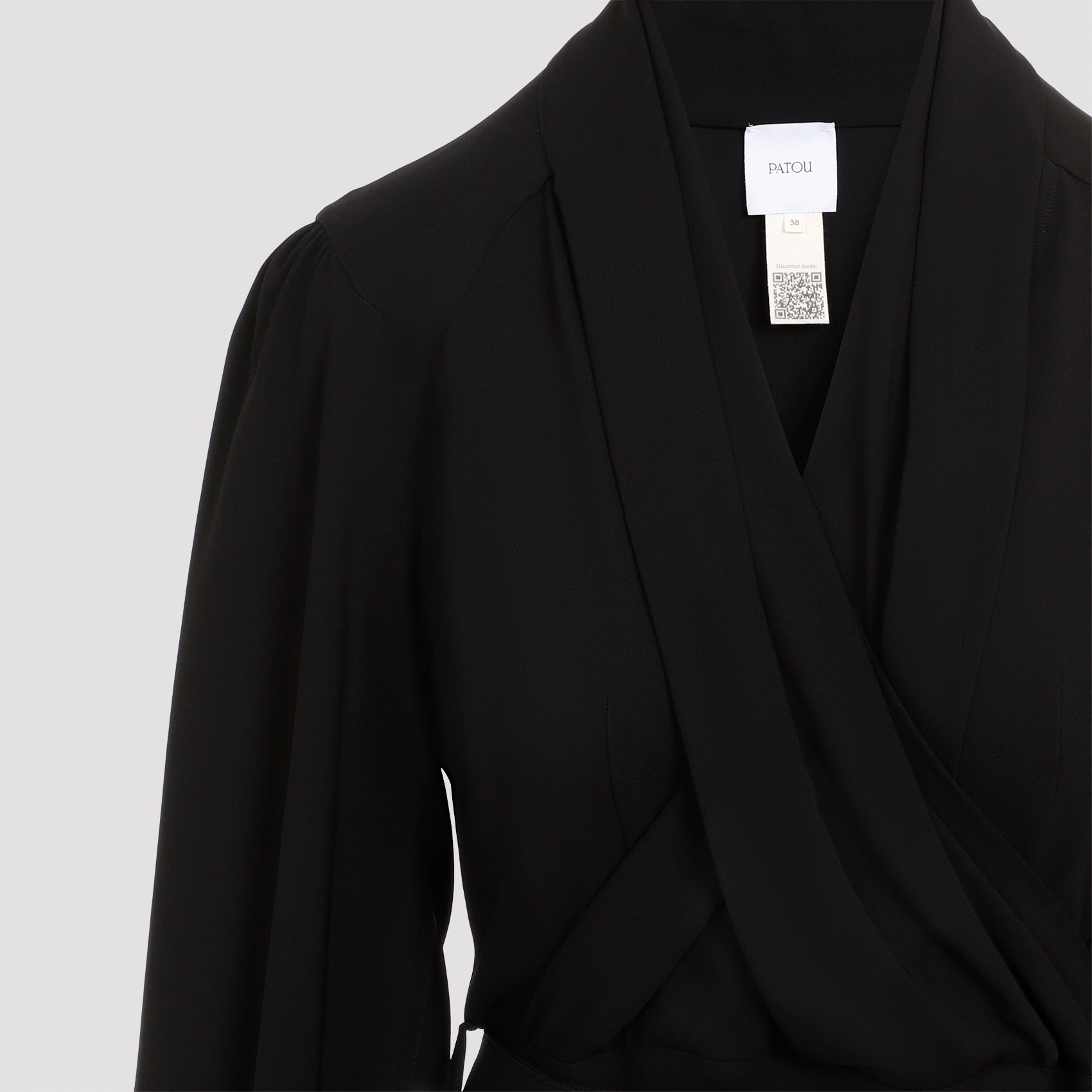 Patou Draped Maxi Day Dress