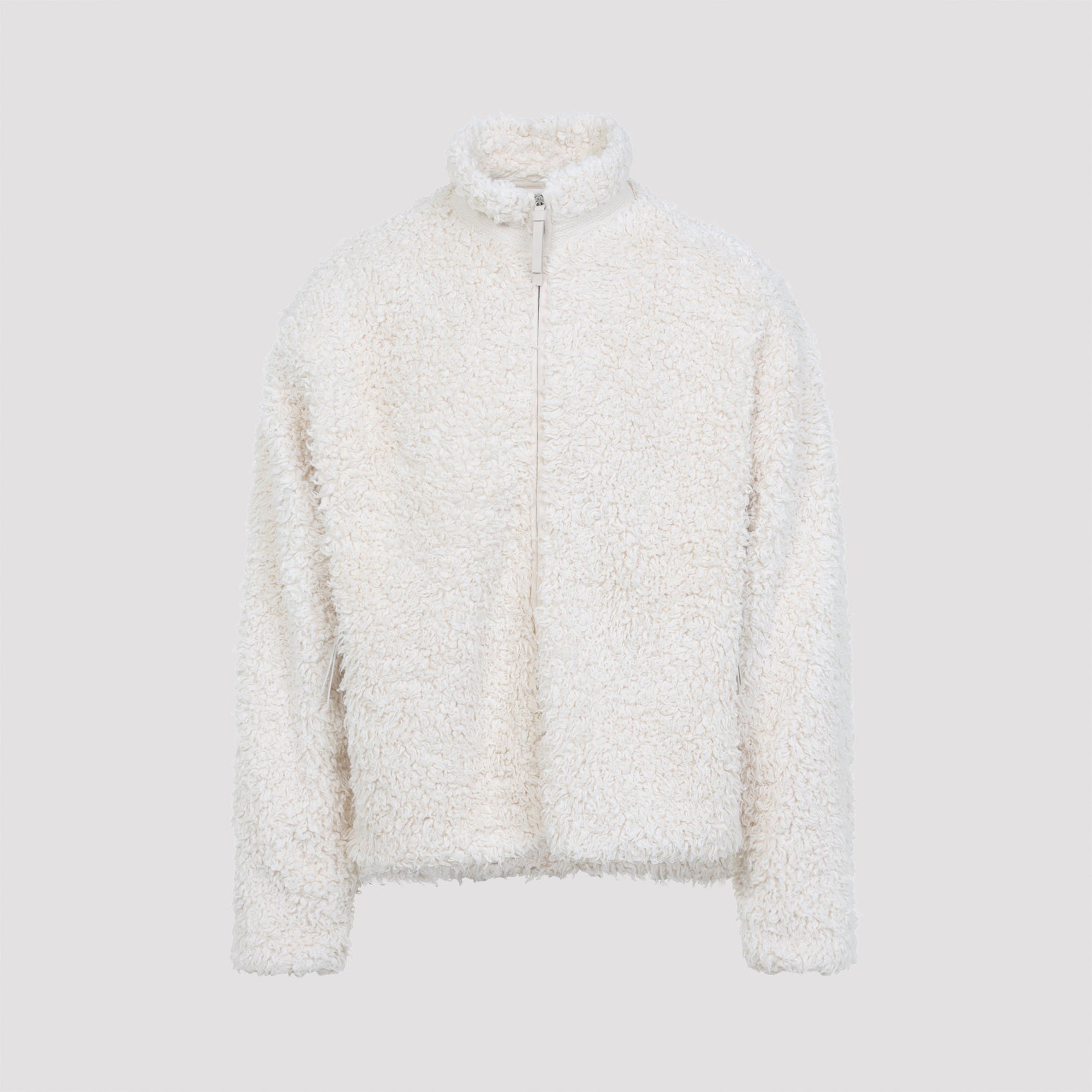 Jil Sander+ Zip Up 187 GD Ivory Cotton Jacket
