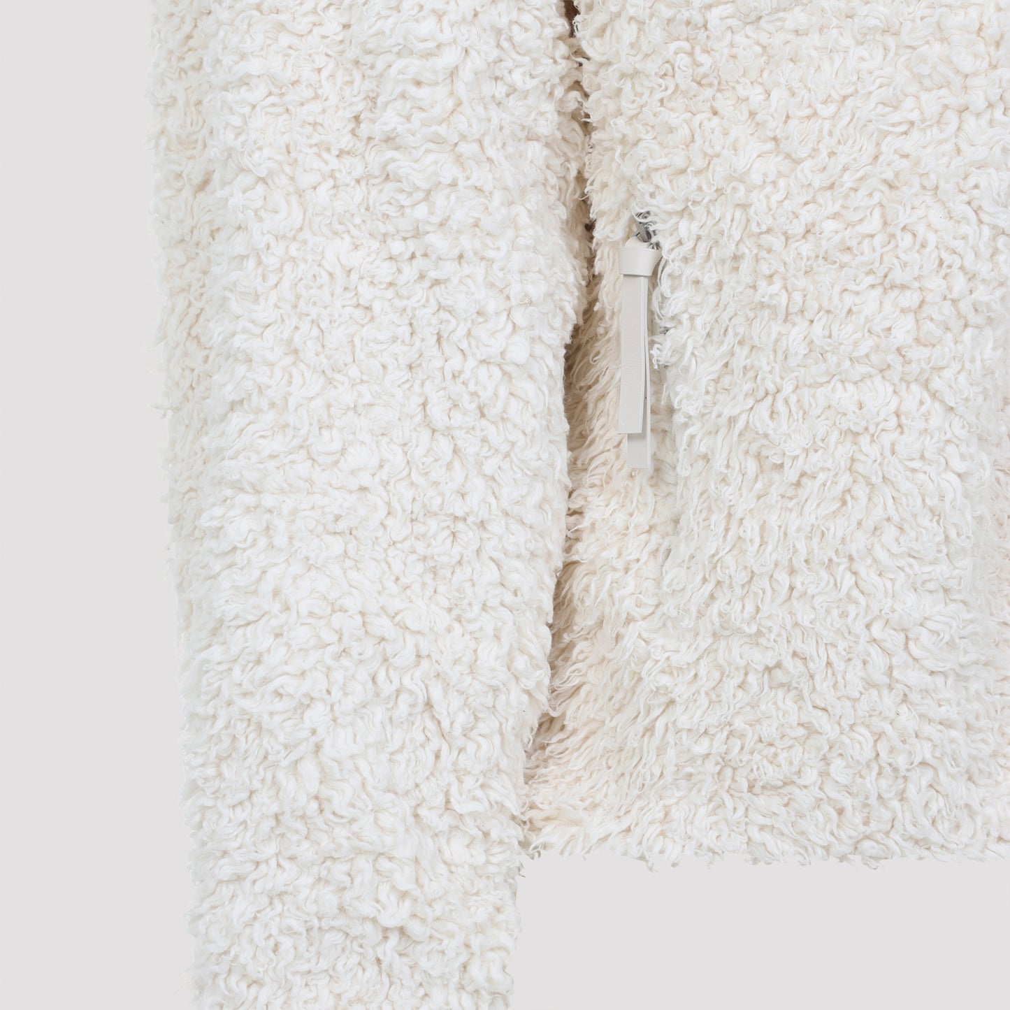 Jil Sander+ Zip Up 187 GD Ivory Cotton Jacket