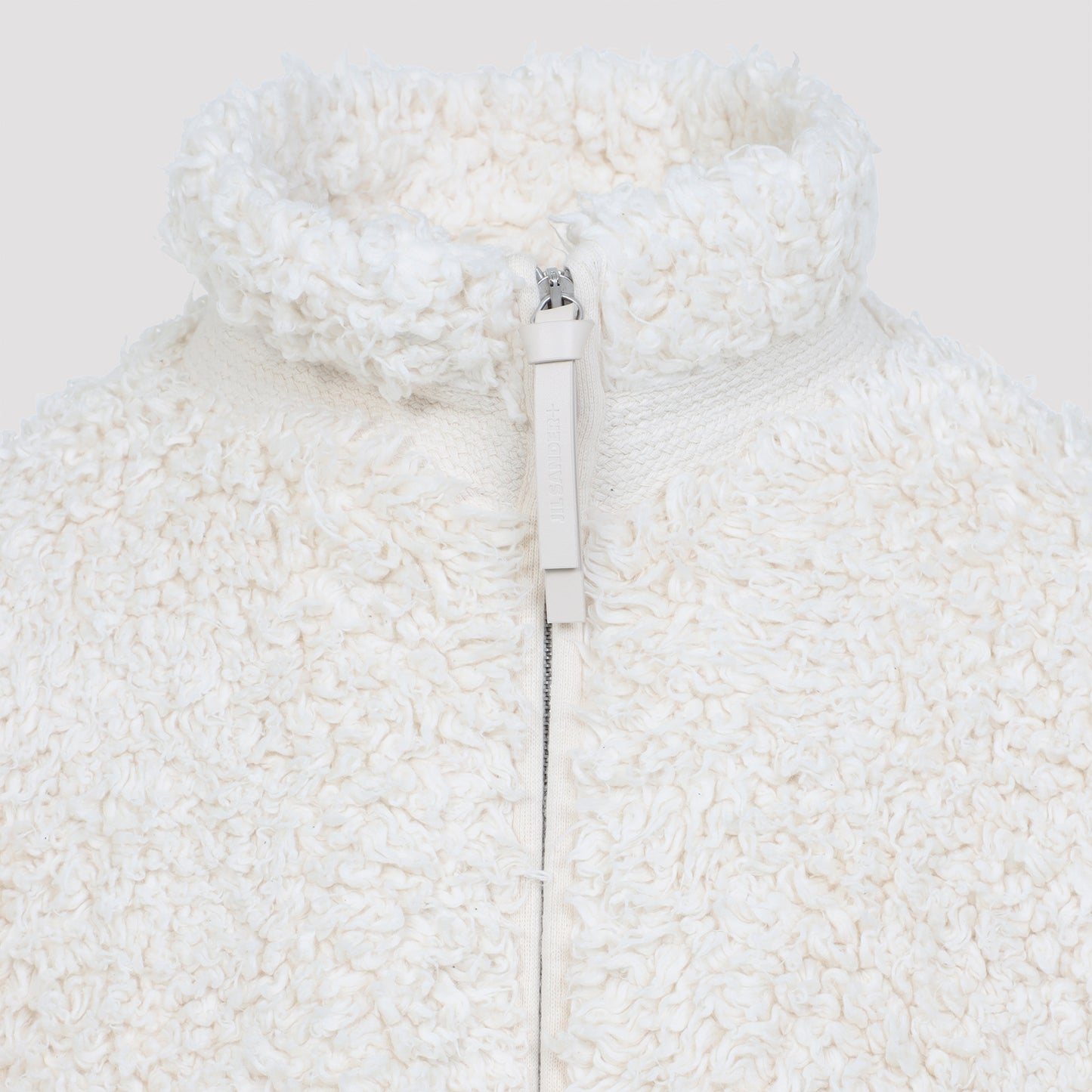 Jil Sander+ Zip Up 187 GD Ivory Cotton Jacket