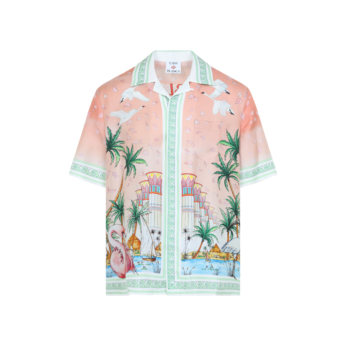 Casablanca Ethereal Cuban Collar S/S Shirt