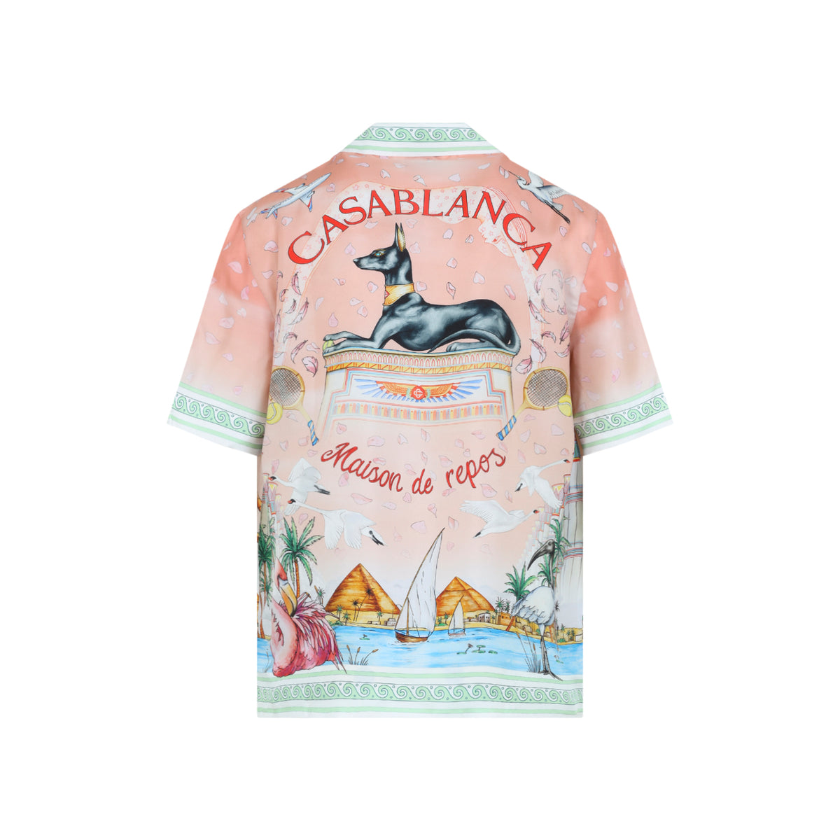 Casablanca Ethereal Cuban Collar S/S Shirt