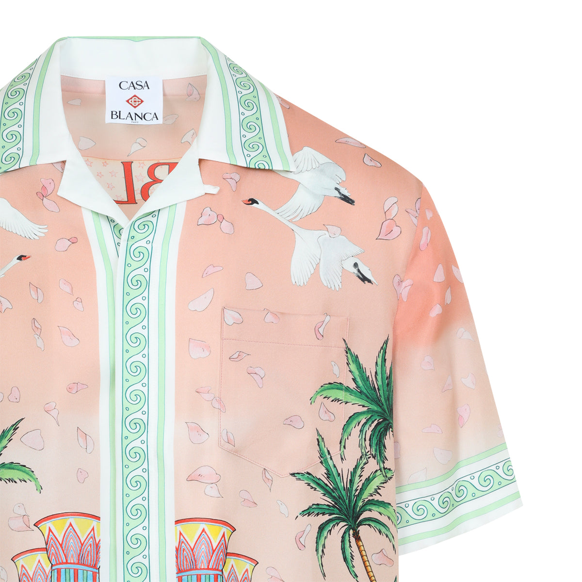 Casablanca Ethereal Cuban Collar S/S Shirt