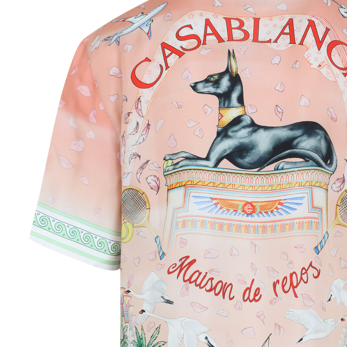 Casablanca Ethereal Cuban Collar S/S Shirt