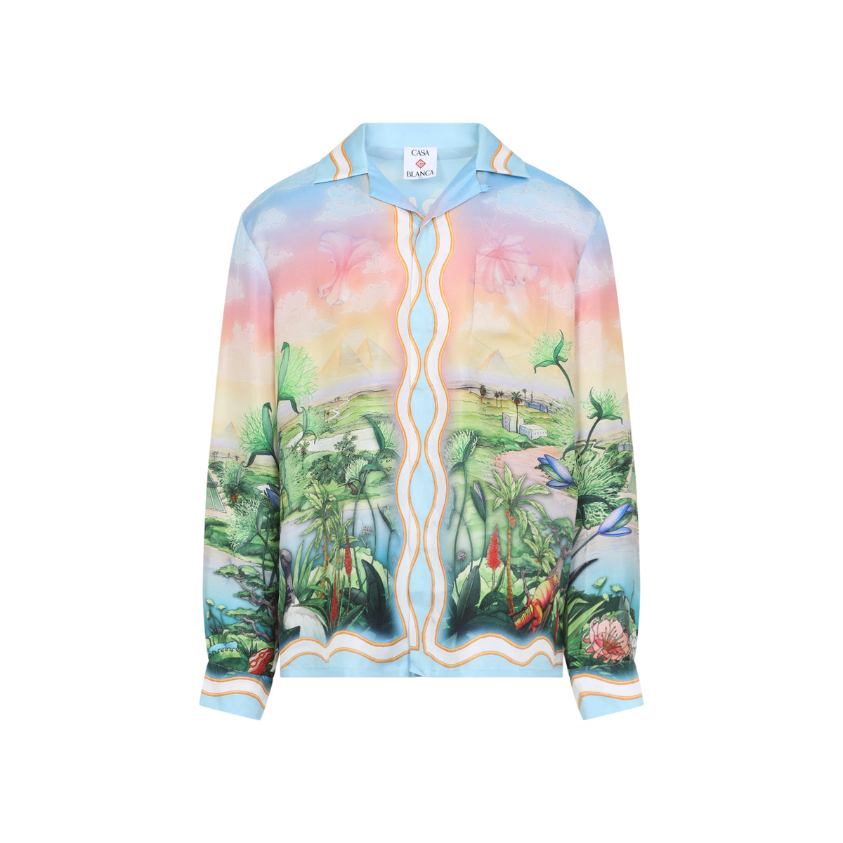 Casablanca Cuban Collar L/S Shirt