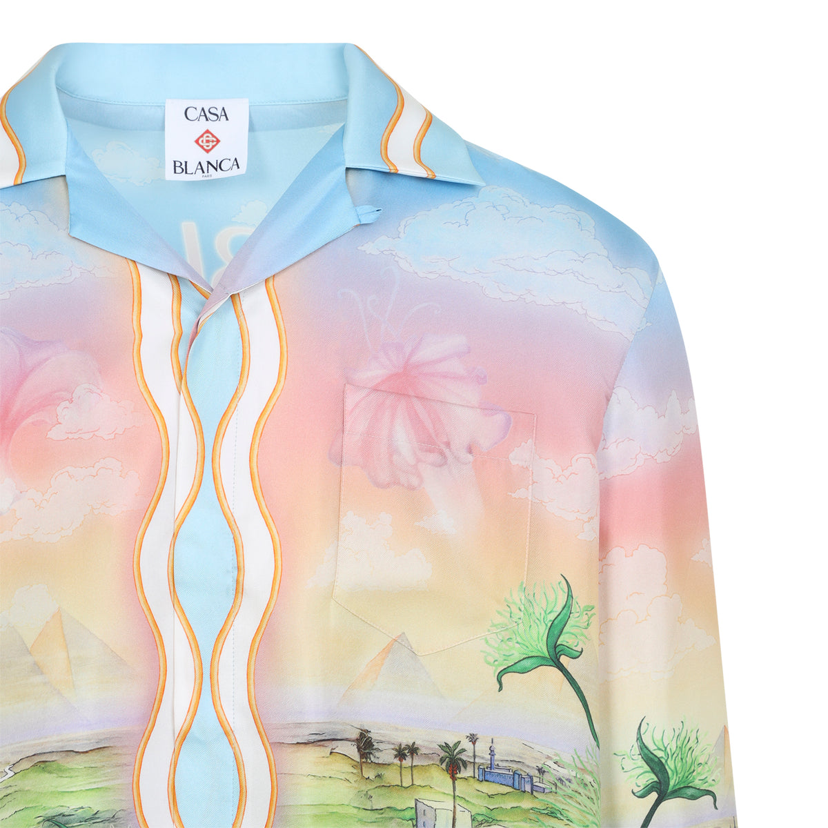 Casablanca Cuban Collar L/S Shirt