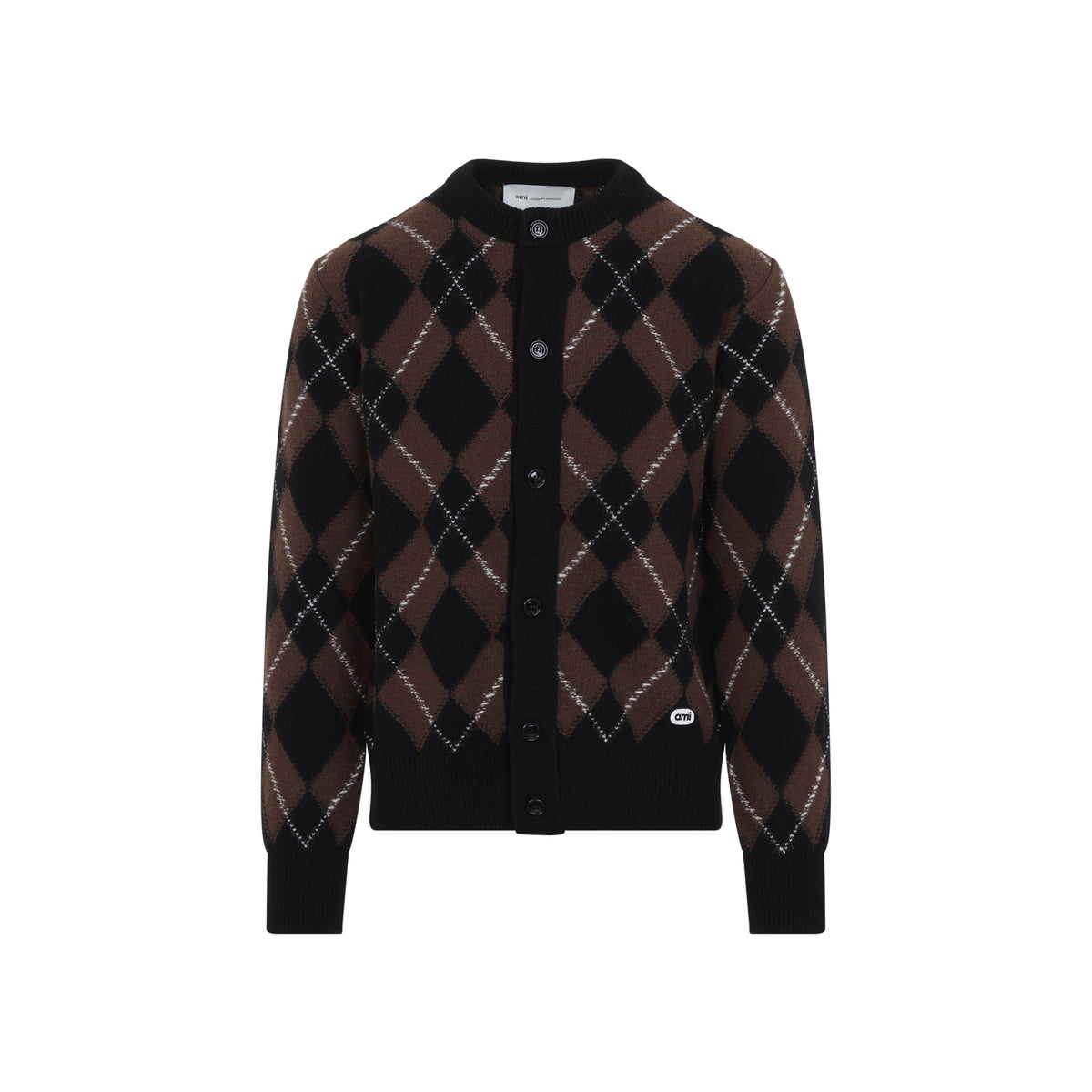 Ami Paris Crewneck Cardigan