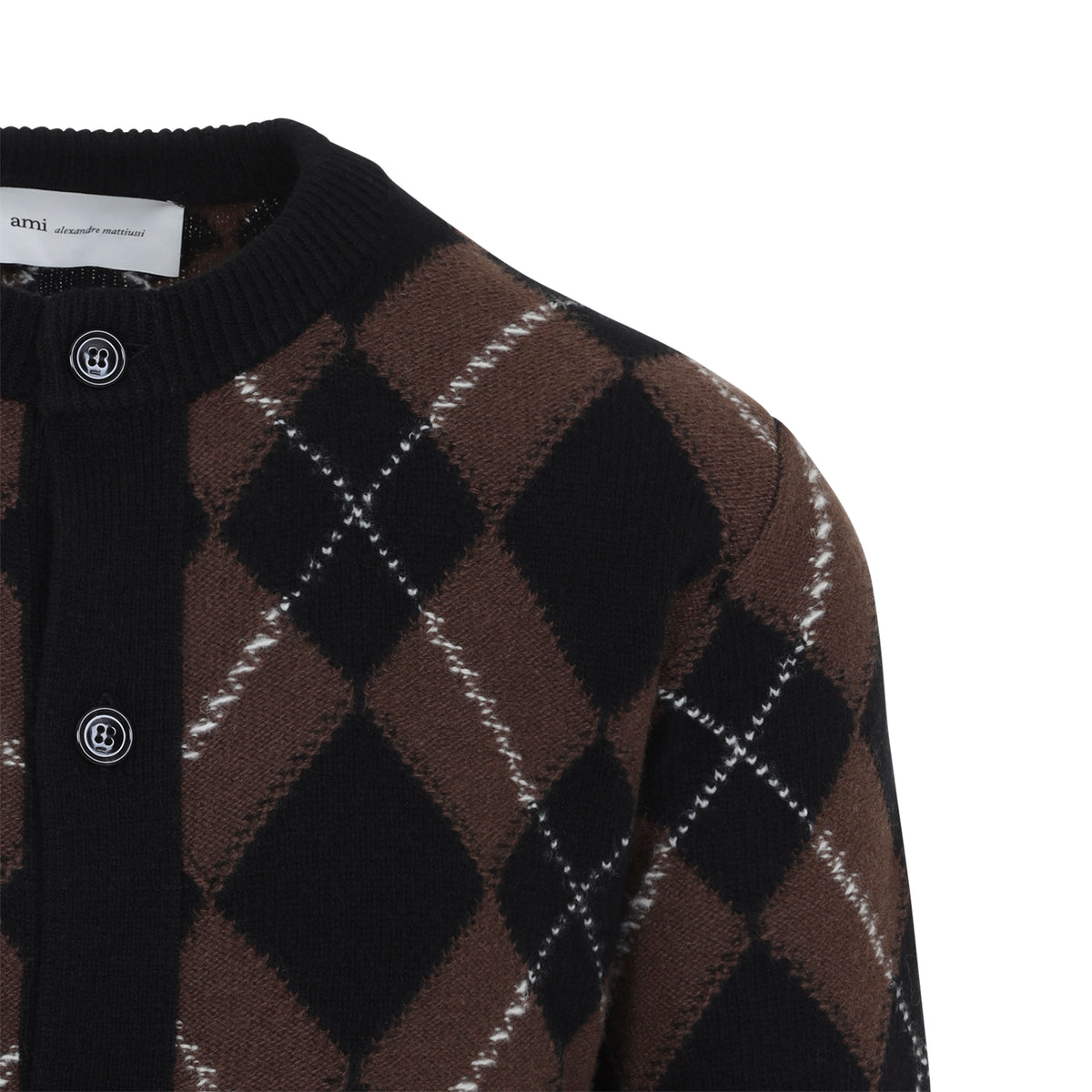 Ami Paris Crewneck Cardigan