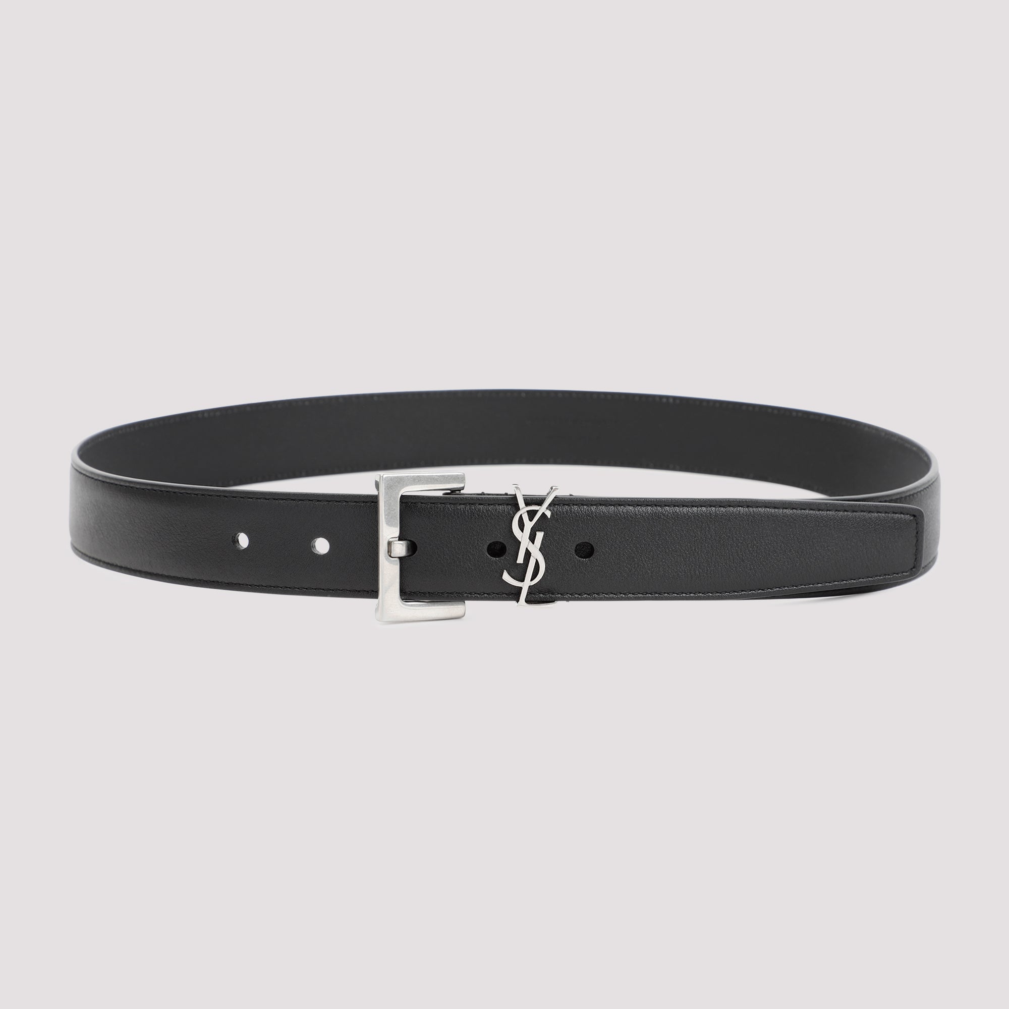 Saint Laurent Leather YSL Belt
