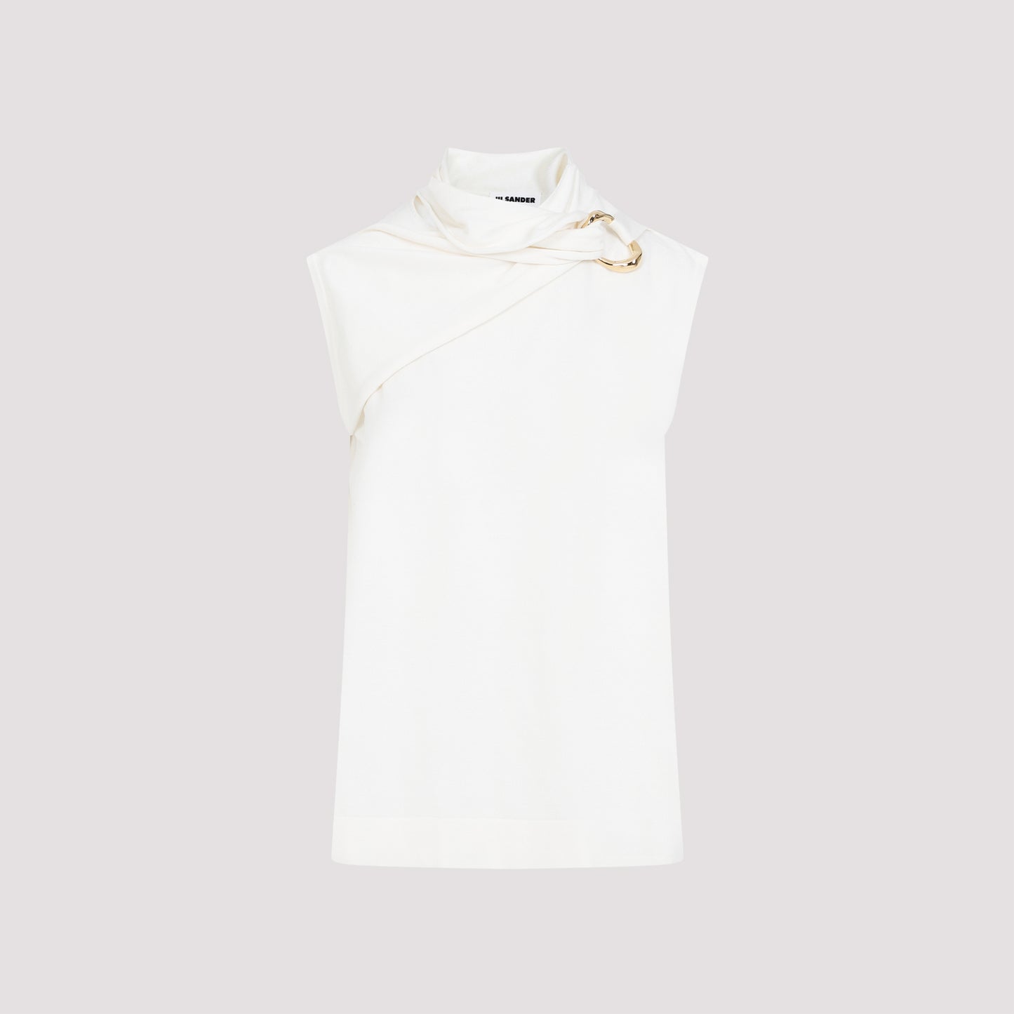 Jil Sander Draped Knitted Tank Top