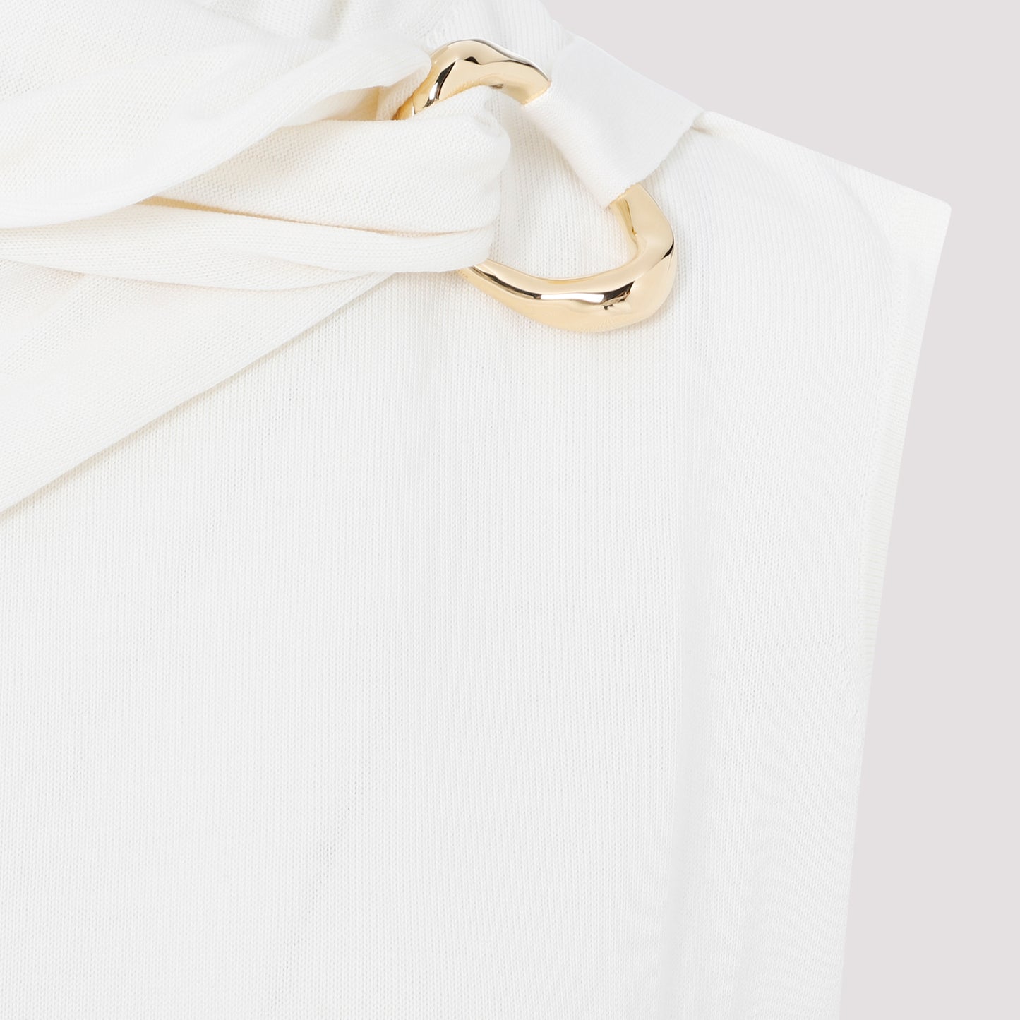 Jil Sander Draped Knitted Tank Top