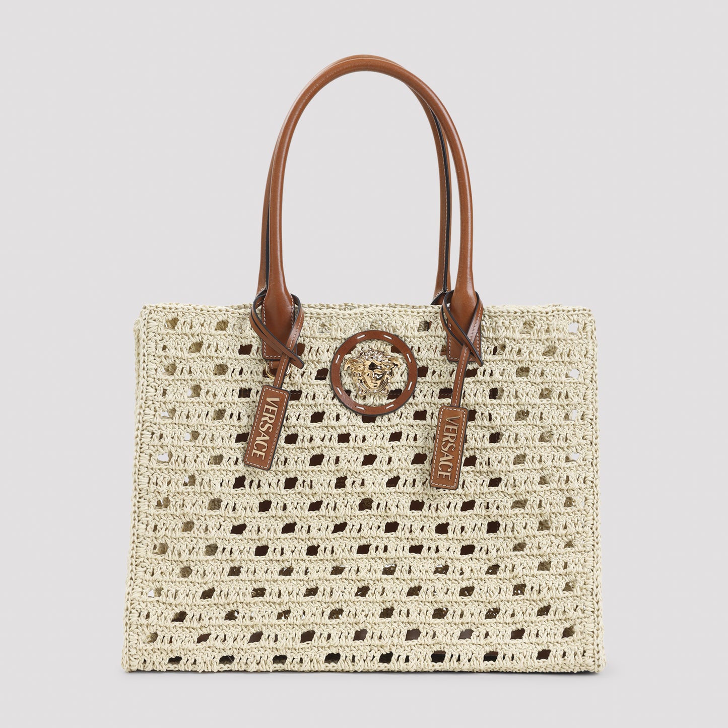 Versace Rafia Large Tote Bag